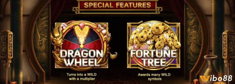Biểu tượng Fortune Trê sẽ thêm các Wild vào guồng