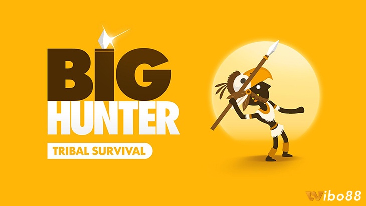 Thợ săn chiến đấu với voi ma mút trong môi trường hoang dã trong Big Hunter