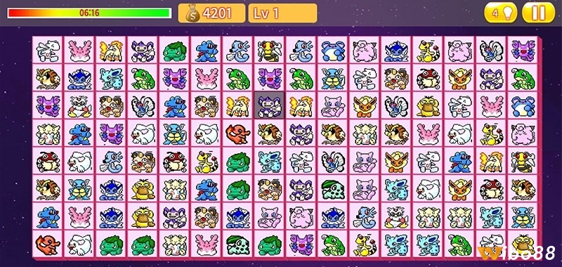 Hình ảnh game 2D khá sống động, tương tự bản gốc