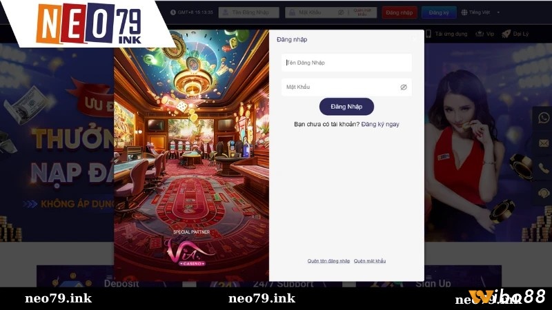 Đăng nhập Neo79 cần xác nhận các thông tin cung cấp chính xác