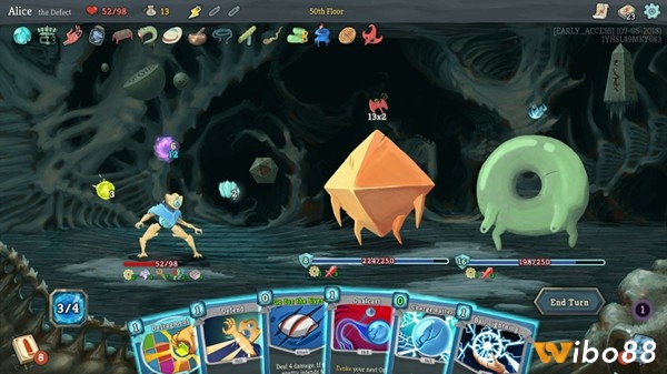 Đồ họa của Slay the spire dễ thương và khá hài hước