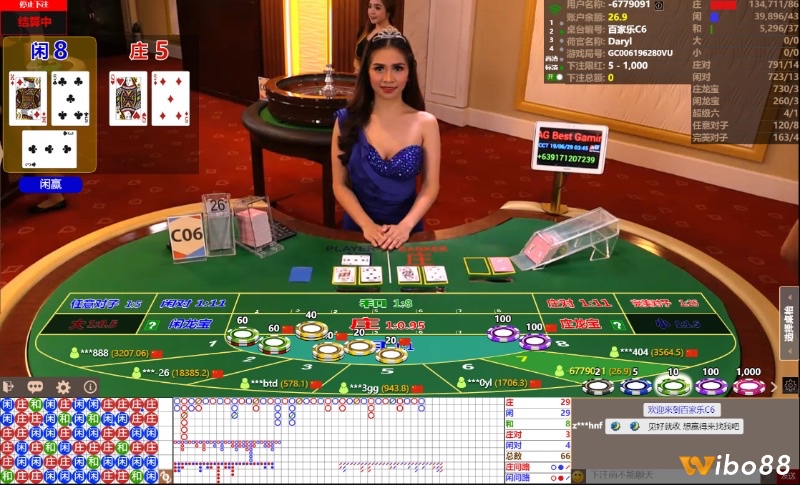 Baccarat casino cung cấp nhiều biến thể trò chơi và tương tác trực tiếp với dealer chuyên nghiệp.