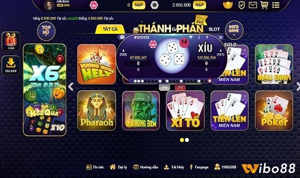Cổng game tài xỉu trực tuyến tập hợp trò chơi dựa trên nguyên lý đoán chẵn lẻ, lớn nhỏ