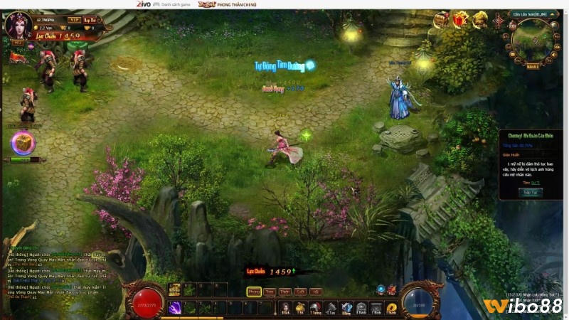 Âm thanh trong game online bao gồm nhạc nền, hiệu ứng âm thanh và lồng tiếng