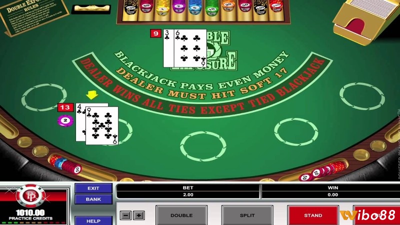 Các hành vi và lựa chọn của bạn cũng tương tự như trò chơi blackjack truyền thống