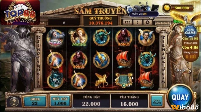 Slot nổ hũ sấm truyền hấp dẫn từ bản đánh bạc truyền thống chủ đề thần thoại phương Đông