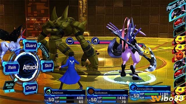 Hiệu ứng kỹ năng và tạo hình Digimon độc đáo trong Digimon Story Cyber Sleuth