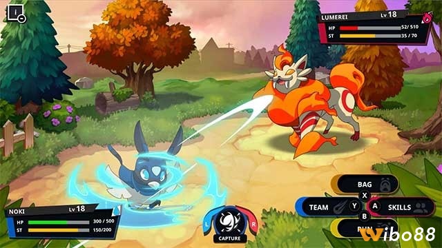 Nexomon với thanh thể lực đặc trưng, tạo điểm nhấn mới