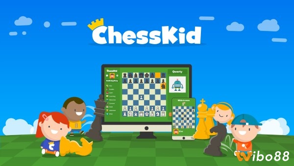 ChessKid với các bài học tương tác thú vị