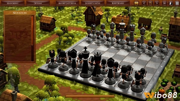 Bàn cờ 3D đa góc nhìn trong 3D Chess Game