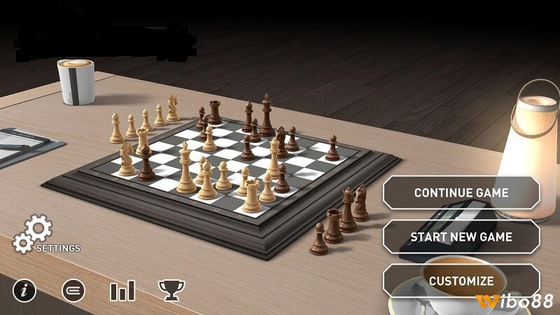 Thoải mái lựa chọn nhiều chế độ thi đấu và luyện tập trong game online cờ vua miễn phí