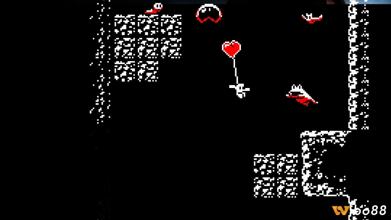 Downwell là lựa chọn lý tưởng cho ai tìm kiếm game bắn súng nhẹ mang phong cách retro độc đáo