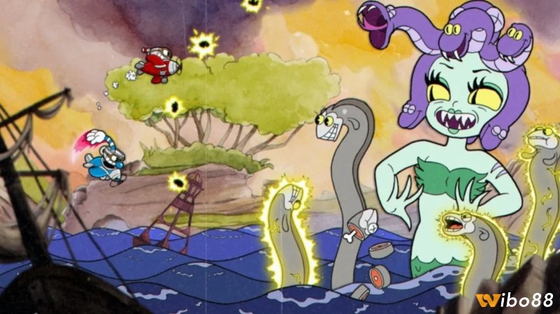 Cuphead mang đến trải nghiệm game bắn súng pc nhẹ đầy thử thách, hấp dẫn cho người yêu thích sự kịch tính