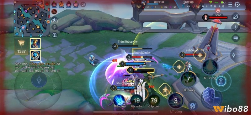 Game Garena Liên Quân Mobile có tới hơn 110 vị tướng độc đáo với đồ họa 3D, hiệu ứng kỹ năng sống động và âm thanh hoành tráng