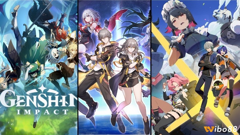 Genshin Impact, Honkai Star Rail, Clash of Clans và Rise of Kingdoms tiêu biểu với thể loại game online trên iOS