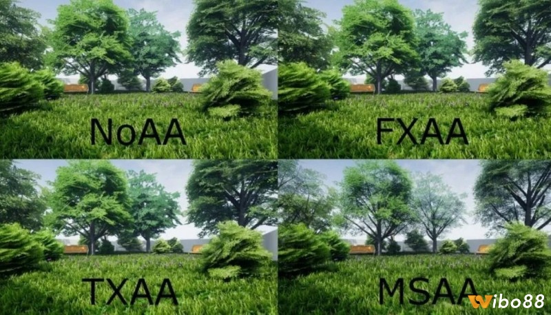 Tùy chỉnh độ phân giải, vân bề mặt, đổ bóng, khử răng cưa và khoảng cách vẽ để cân bằng hiệu năng và hình ảnh.