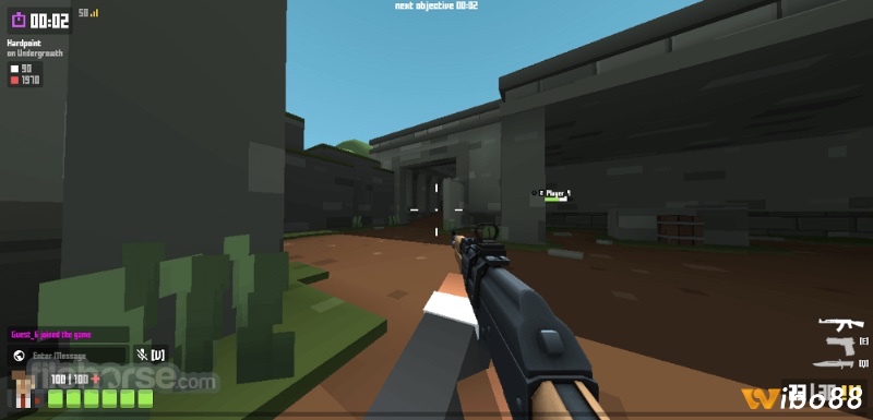 Krunker.io là top game trên web hay mang đến trải nghiệm FPS tốc độ cao ngay trên trình duyệt.