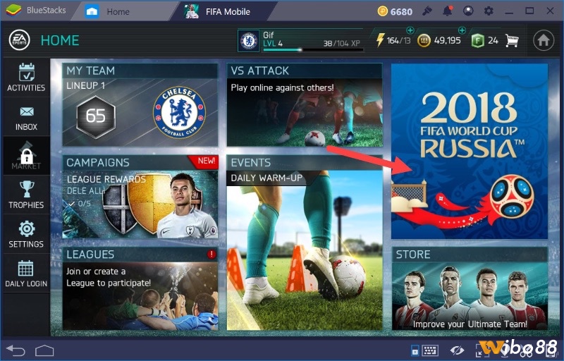 Các chế độ chơi phong phú của FIFA Mobile giúp người chơi vừa rèn kỹ năng vừa thử thách chiến thuật.