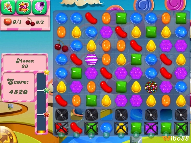 Candy Crush Saga – biểu tượng bất tử của thể loại game iOS miễn phí ghép hình.