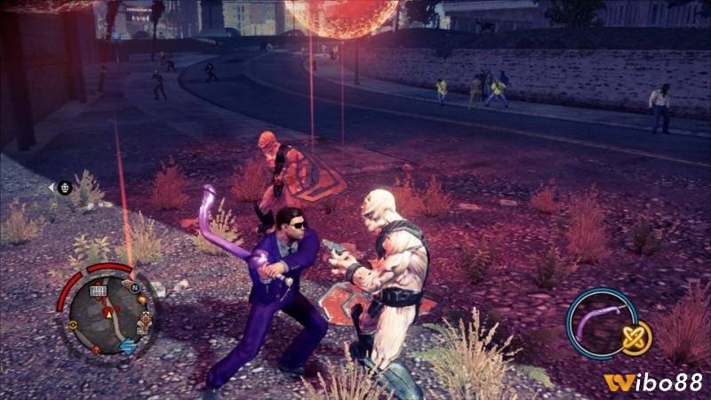 Game Saints Row IV có đồ họa đẹp mắt nổi bật với màu sắc rực rỡ