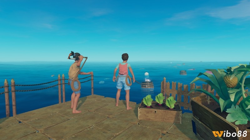Raft là game sinh tồn trên biển vừa thư giãn vừa đủ drama để bạn không thấy chán