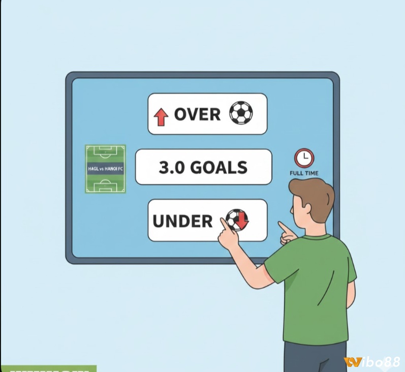 Totals over under là gì?