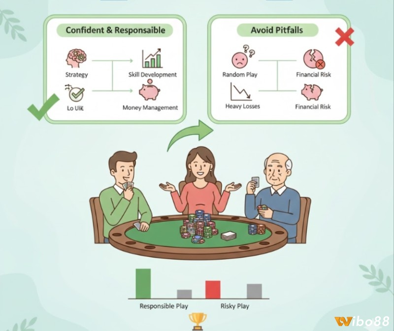 Nắm vững chiến thuật và duy trì tâm lý vững vàng là chìa khóa để nắm bắt chơi xì tố như thế nào chuẩn xác