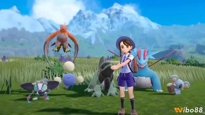 Game Pokémon Violet xoay quanh hành trình huấn luyện Pokémon của các nhân vật