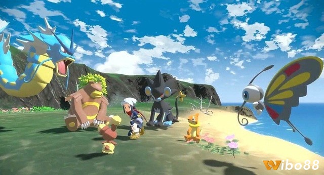 Các Pokémon trong game đa dạng với nhiều thể loại khác nhau