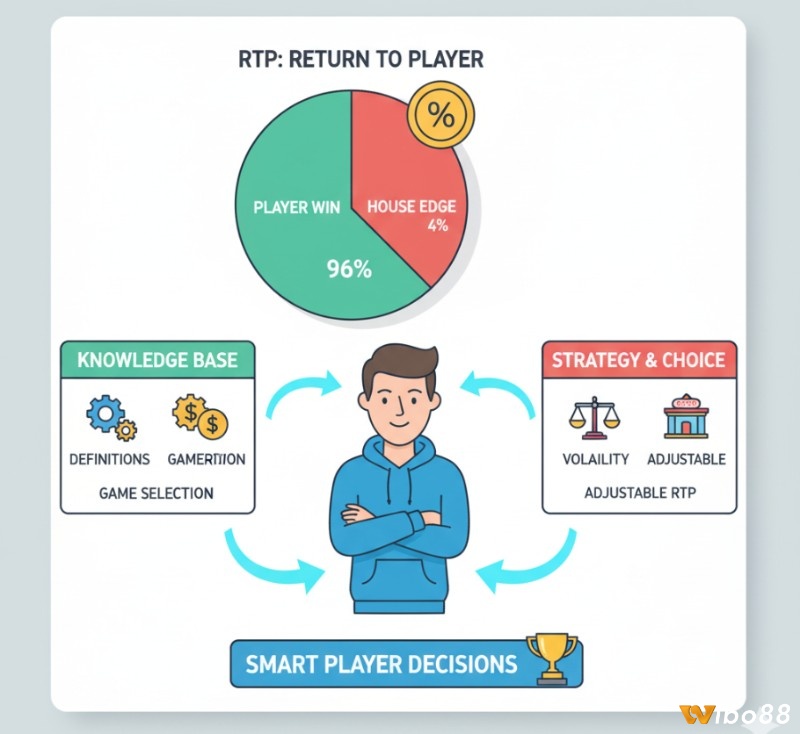 Người chơi casino biến RTP thành "vũ khí bí mật" để đưa ra quyết định thông minh, nâng cao cơ hội thắng