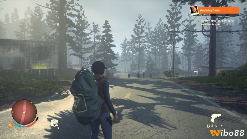 Thị trấn bỏ hoang trong bối cảnh hậu tận thế game State of Decay 2