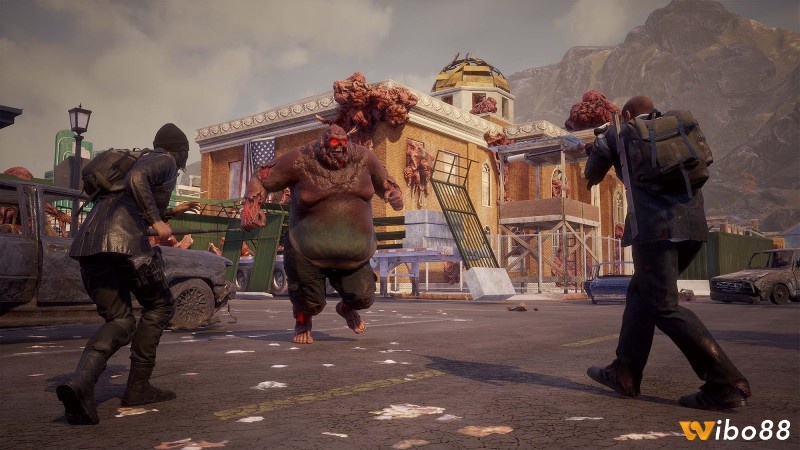 Nhóm người chuẩn bị đột nhập tòa nhà nhiễm vào ban đêm