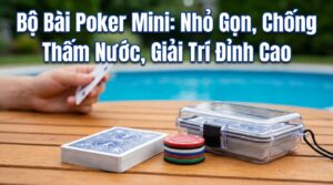 Bộ Bài Poker Mini: Nhỏ gọn, chống thấm nước, giải trí đỉnh cao