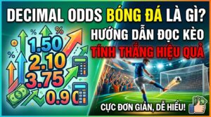 Decimal odds bóng đá là gì? Hướng dẫn đọc kèo hiệu quả