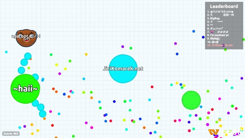 Agar.io là game online trên web điều khiển tế bào cạnh tranh với người chơi khác