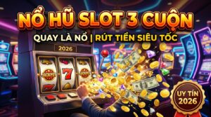 Nổ hũ slot 3 cuộn: Quay hũ dễ nổ, rút tiền siêu tốc, uy tín 2026