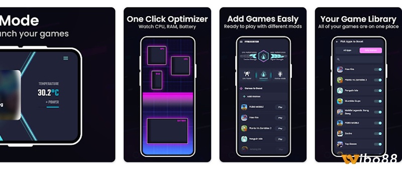 FF Launcher Game Booster app tăng tốc độ game android dạng launcher