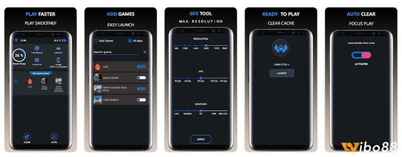 Game Booster Power GFX Lag Fix app tăng tốc độ game android