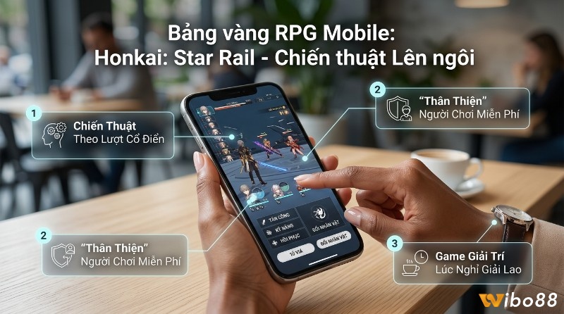Honkai: Star Rail game nhập vai mobile chiến thuật theo lượt cổ điển, thân thiện người chơi miễn phí, lý tưởng giải trí lúc nghỉ giải lao