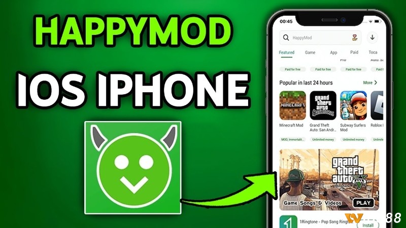 HappyMod iOS được tìm kiếm nhiều nhưng cần thận trọng với nguồn giả mạo